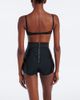 Dolce&Gabbana Dolce&Gabbana Scalloped satin micro shorts - 5