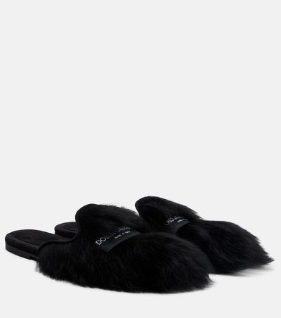 Dolce&Gabbana Dolce&Gabbana Shearling mules