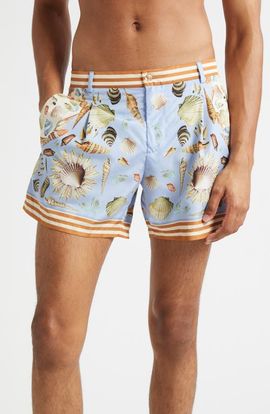 Dolce&Gabbana Dolce&Gabbana Shell Print Swim Trunks