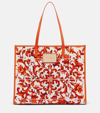 Dolce&Gabbana Dolce&Gabbana Shopping Large printed canvas shopper