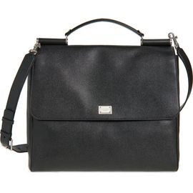 Dolce&Gabbana Dolce&Gabbana Sicily Alpina Leather Messenger Bag