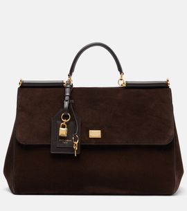 Dolce&Gabbana Dolce&Gabbana Sicily Large suede tote bag