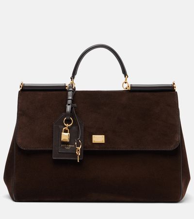Dolce&Gabbana Dolce&Gabbana Sicily Large suede tote bag