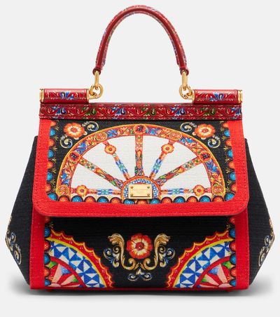 Dolce&Gabbana Dolce&Gabbana Sicily Medium printed top-handle bag