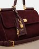 Dolce&Gabbana Dolce&Gabbana Sicily Medium suede top-handle bag - 6