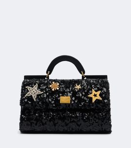 Dolce&Gabbana Dolce&Gabbana Sicily Mini sequined top-handle bag