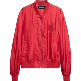 Dolce&Gabbana Dolce&Gabbana Silk Satin Baseball Jacket