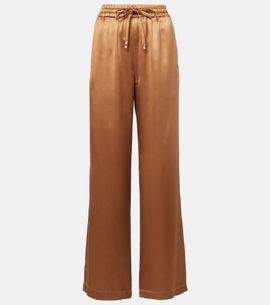 Dolce&Gabbana Dolce&Gabbana Silk satin wide-leg pants