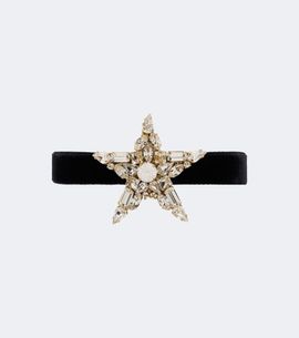 Dolce&Gabbana Dolce&Gabbana Star embellished velvet choker