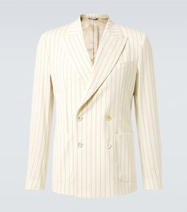 Dolce&Gabbana Dolce&Gabbana Striped cotton-blend blazer