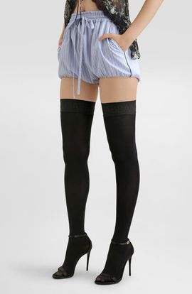 Dolce&Gabbana Dolce&Gabbana Striped Cotton and Silk Poplin Bubble Shorts
