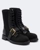 Dolce&Gabbana Dolce&Gabbana Suede leather-trimmed lace-up boots - 1