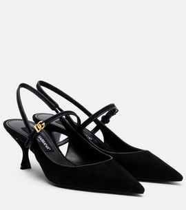 Dolce&Gabbana Dolce&Gabbana Suede slingback pumps