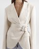 Dolce&Gabbana Dolce&Gabbana Taormina Belted Cotton & Flax Jacket - 1