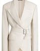 Dolce&Gabbana Dolce&Gabbana Taormina Belted Cotton & Flax Jacket - 5