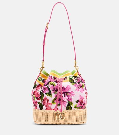 Dolce&Gabbana Dolce&Gabbana Taormina DG floral bucket bag