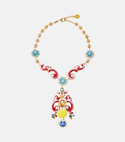 Dolce&Gabbana Dolce&Gabbana Taormina embellished pendant necklace