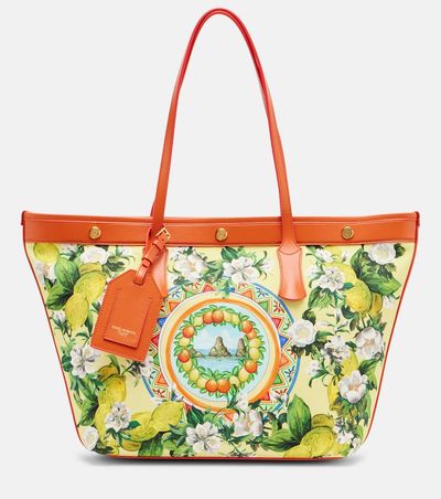 Dolce&Gabbana Dolce&Gabbana Taormina Large printed canvas shopper