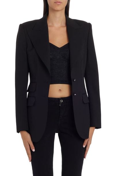 Dolce&Gabbana Dolce&Gabbana Turlington Stretch Wool Blazer