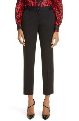 Dolce&Gabbana Dolce&Gabbana Turlington Wool Stretch Gabardine Pants