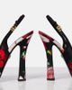 Dolce&Gabbana Dolce&Gabbana Vally 105 floral satin slingback pumps - 5