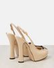 Dolce&Gabbana Dolce&Gabbana Vally satin platform slingback pumps - 2