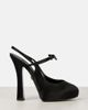 Dolce&Gabbana Dolce&Gabbana Vally satin slingback platform pumps - 4