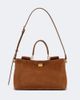 Dolce&Gabbana Dolce&Gabbana Vittoria Medium suede top-handle bag - 1