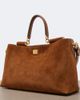 Dolce&Gabbana Dolce&Gabbana Vittoria Medium suede top-handle bag - 6