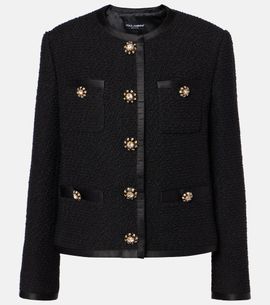 Dolce&Gabbana Dolce&Gabbana Wool and silk-blend tweed jacket