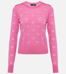 Dolce&Gabbana Dolce&Gabbana Wool and silk jacquard sweater