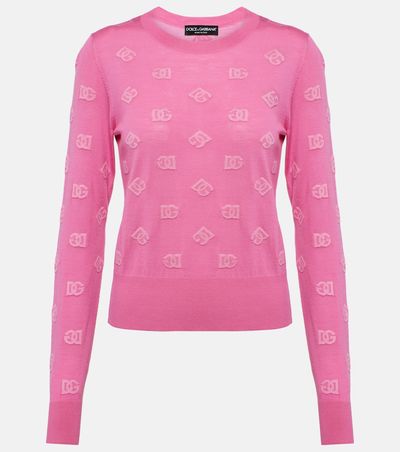 Dolce&Gabbana Dolce&Gabbana Wool and silk jacquard sweater