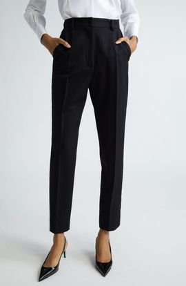 Dolce&Gabbana Dolce&Gabbana Wool Blend Gabardine Cigarette Pants
