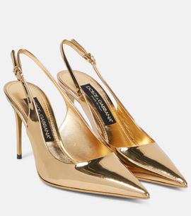 Dolce&Gabbana Dolce&Gabbana x Kim Lollo leather slingback pumps