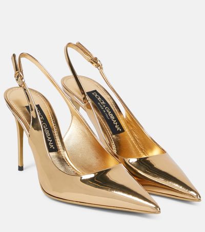Dolce&Gabbana Dolce&Gabbana x Kim Lollo leather slingback pumps
