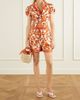 DOLCE&GABBANA Floral-print silk-twill mini shorts - 2