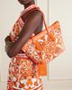 DOLCE&GABBANA Kendra printed logo-embellished leather-trimmed canvas shoulder bag - 2