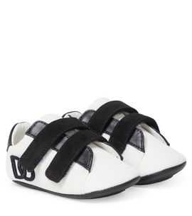 Dolce&Gabbana Kids Dolce&Gabbana Kids Baby DG leather-trimmed sneakers