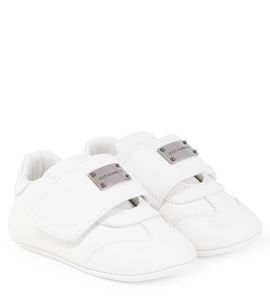 Dolce&Gabbana Kids Dolce&Gabbana Kids Baby logo leather sneakers