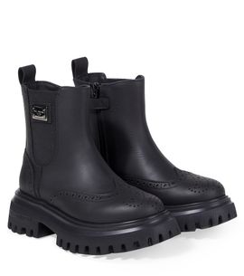 Dolce&Gabbana Kids Dolce&Gabbana Kids Beatles leather Chelsea boots