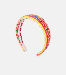 Dolce&Gabbana Kids Dolce&Gabbana Kids Carretto cotton headband