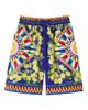 Dolce&Gabbana Kids Dolce&Gabbana Kids Carretto cotton poplin Bermuda shorts - 1