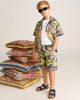 Dolce&Gabbana Kids Dolce&Gabbana Kids Carretto cotton poplin Bermuda shorts - 5