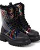 Dolce&Gabbana Kids Dolce&Gabbana Kids Checked leather boots - 1