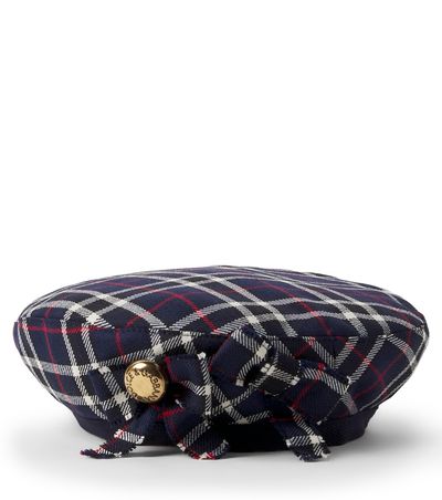 Dolce&Gabbana Kids Dolce&Gabbana Kids Checked virgin wool beret