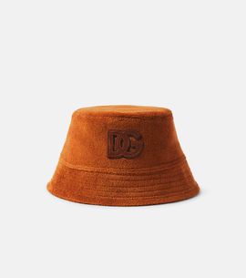 Dolce&Gabbana Kids Dolce&Gabbana Kids DG cotton terry bucket hat