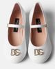 Dolce&Gabbana Kids Dolce&Gabbana Kids DG embellished leather ballet flats - 4
