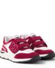 Dolce&Gabbana Kids Dolce&Gabbana Kids DG embellished suede-trimmed sneakers - 1