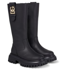 Dolce&Gabbana Kids Dolce&Gabbana Kids DG leather boots