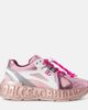 Dolce&Gabbana Kids Dolce&Gabbana Kids DG metallic leather-trimmed sneakers - 4